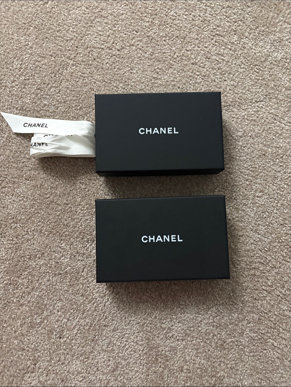 NEW CHANEL gift boxes (2), comes with ribbon, 100% authentic